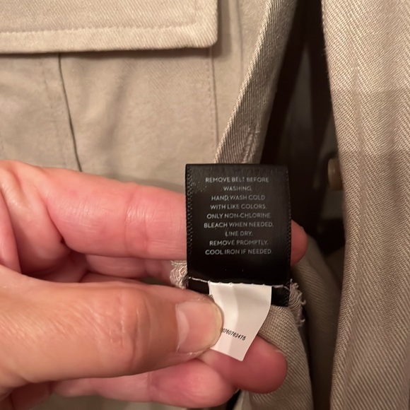 XXL Simply Vera Vera Wang khaki sleeveless wide leg utility jumpsuit. NWOT - Picture 9 of 9